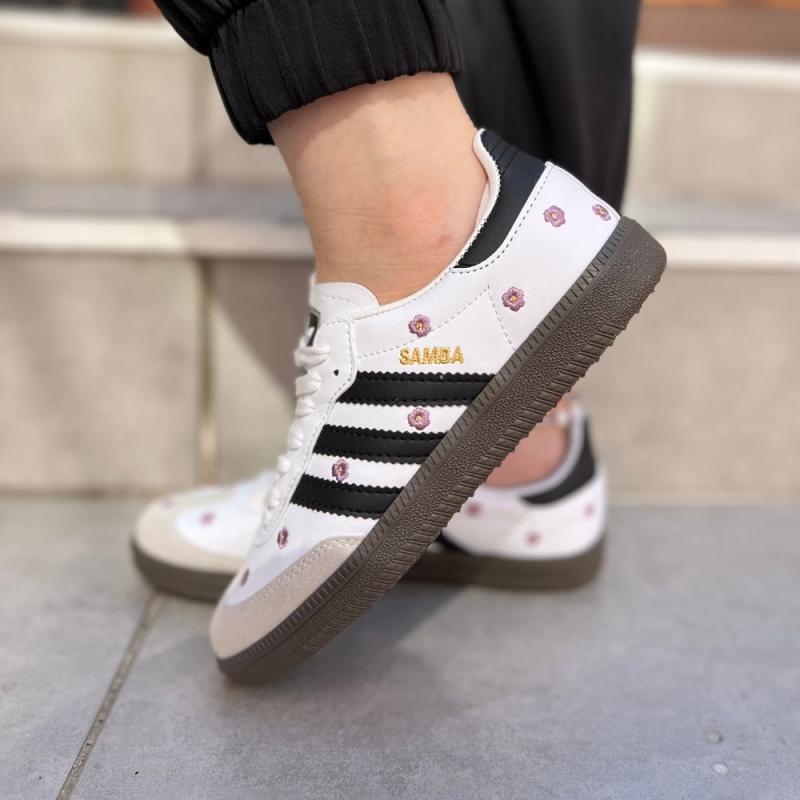 Samba Beyaz Çiçekli