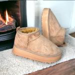 Big Puff Kalın Taban Krem