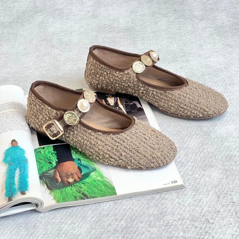 Angel Kadın Aksesuarlı Kumaş Babet-Bej