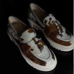 Milka Kahve Oxford Kadın Ayakkabı