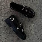 Milka Siyah Oxford Kadın Ayakkabı