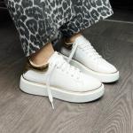 Leksa Kadın Sneaker Beyaz Gold