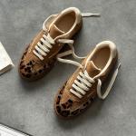 Nunez Casuel Kadın Sneakers Leopar/Kahve