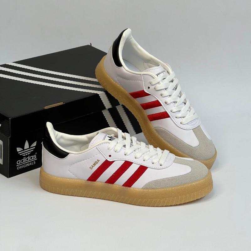 Adidas Sambi Beyaz Kırmızı