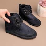 Big Puff Bağcıklı Siyah