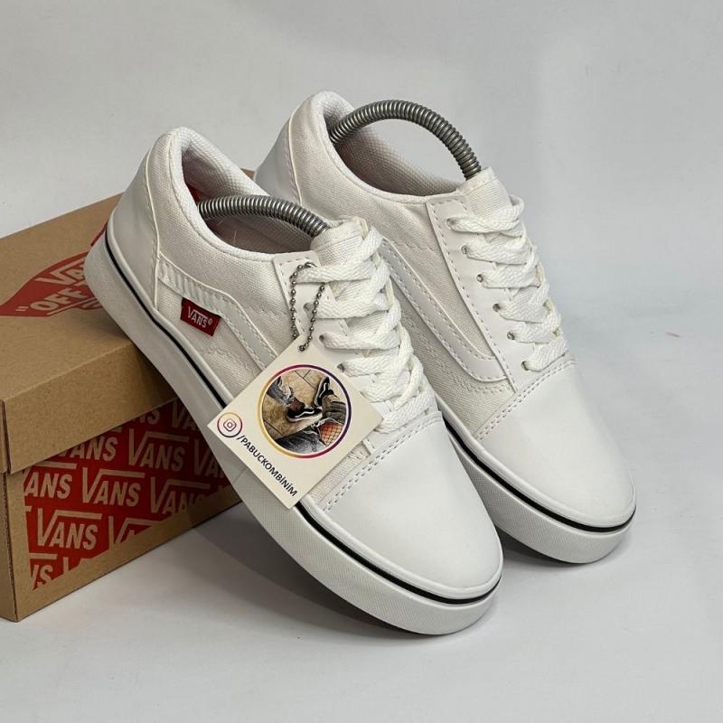 Vans Kısa Beyaz