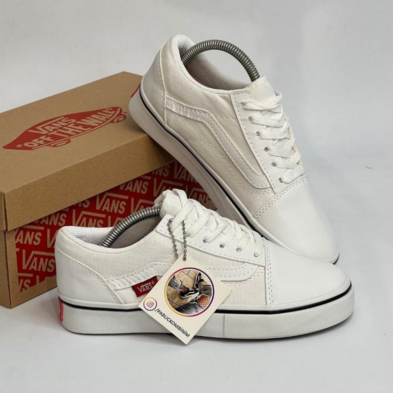 Vans Kısa Beyaz